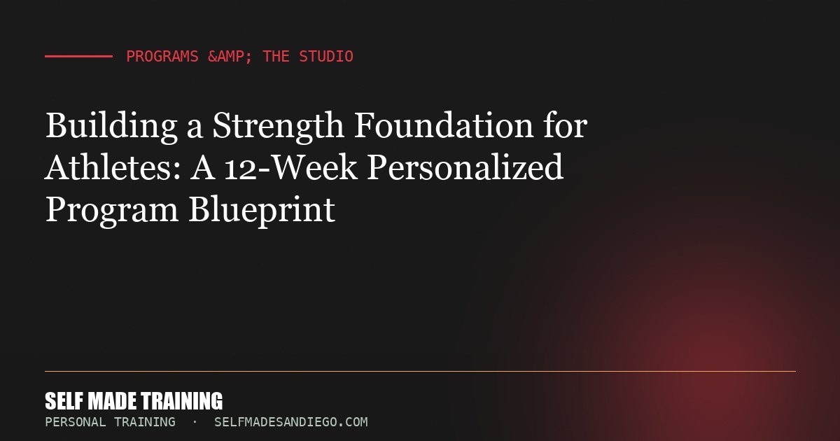 Building a Strength Foundation for Athletes: A 12-Week Personalized Program Blueprint